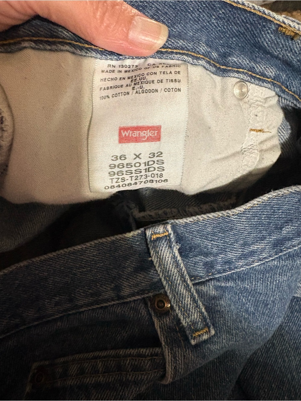 Wrangler Blue Denim Jeans